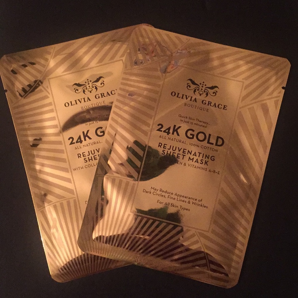 3 for $10|24k gold sheet mask - hydrating